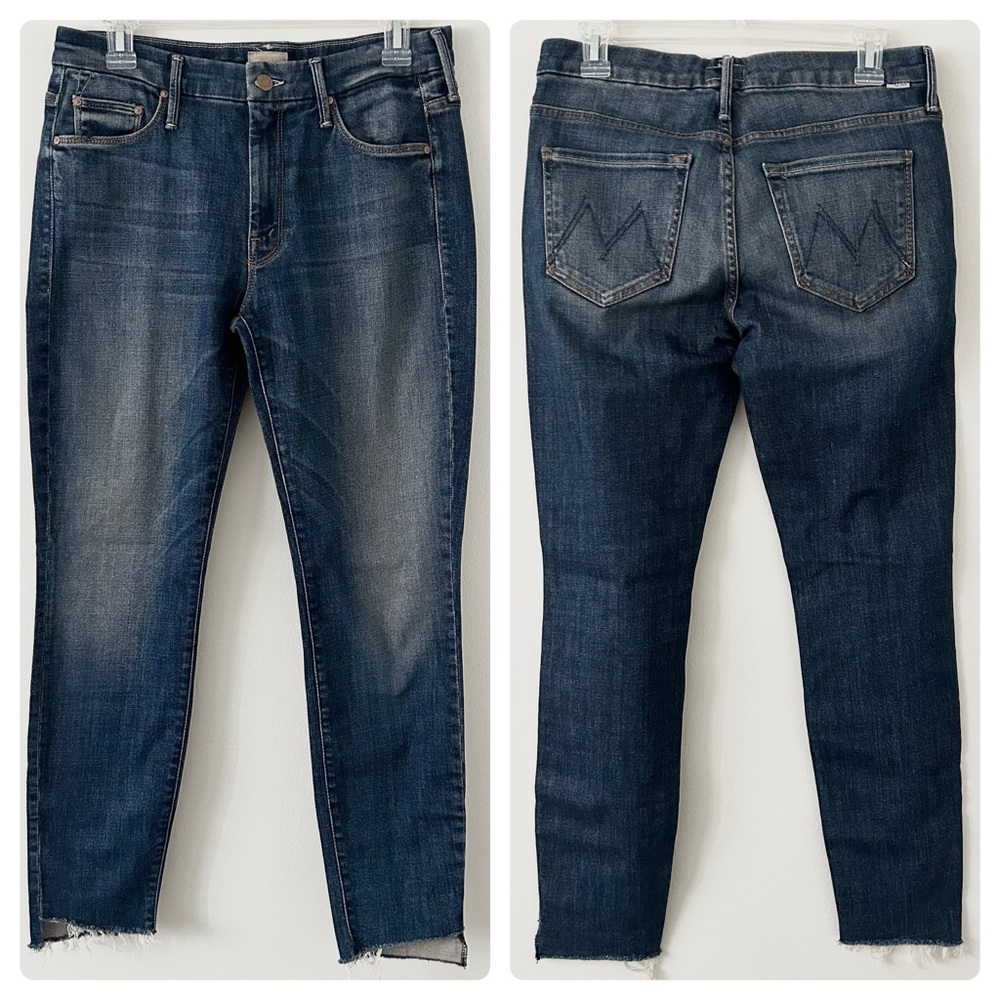 Mother The Looker Ankle Step Fray Jeans